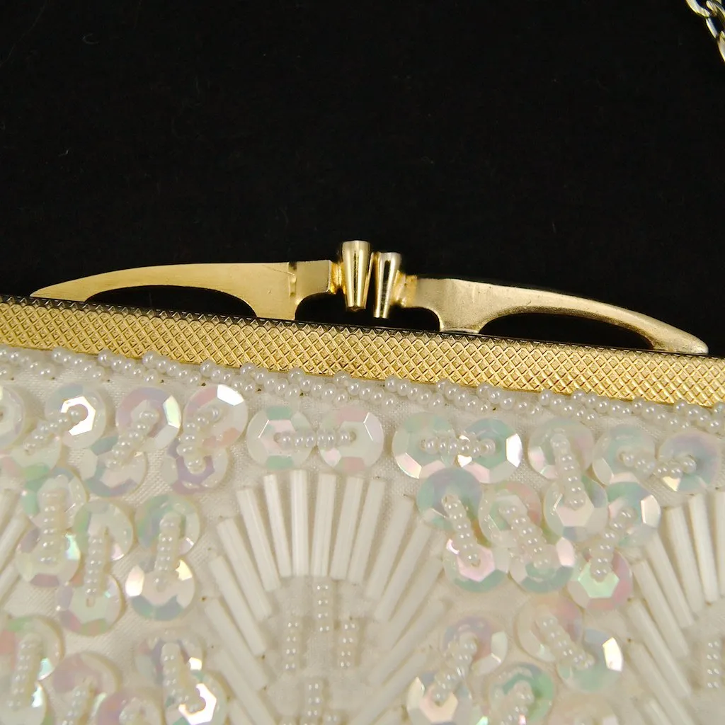 1950s Pearl & Sequin Handbag