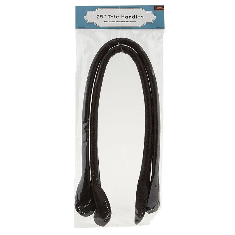 25" Tote Handles - Dark Brown