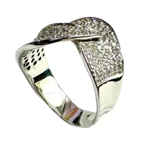 750 White Gold Diamond Lady Ring