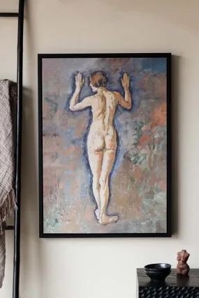 Abstract Nude Canvas - Available Framed Or Unframed