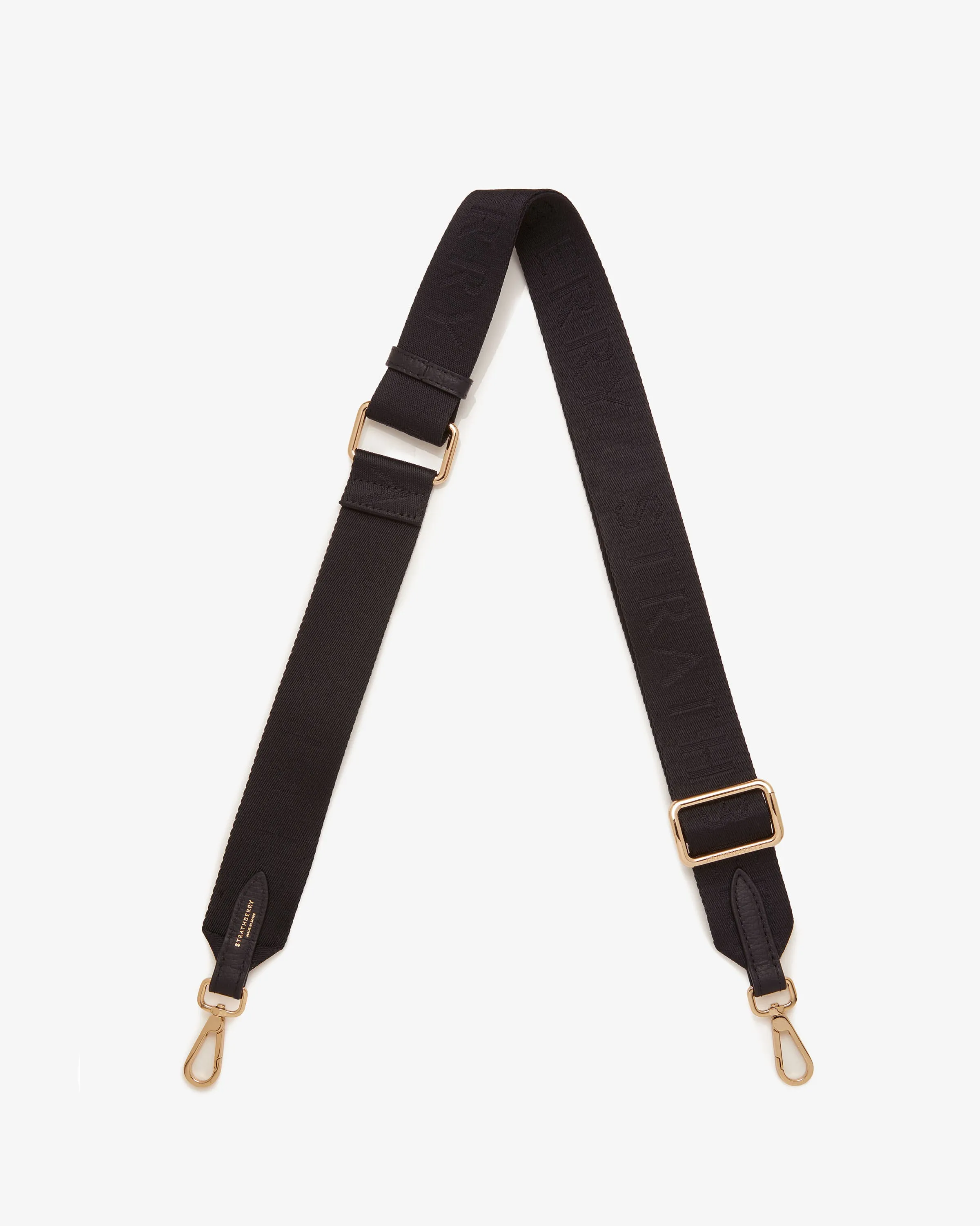 Adjustable Webbing Strap - Black Logo