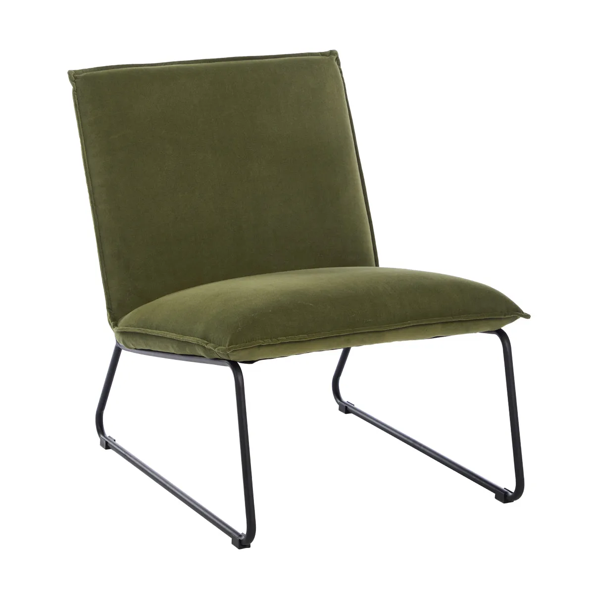 Aero Velvet Armchair