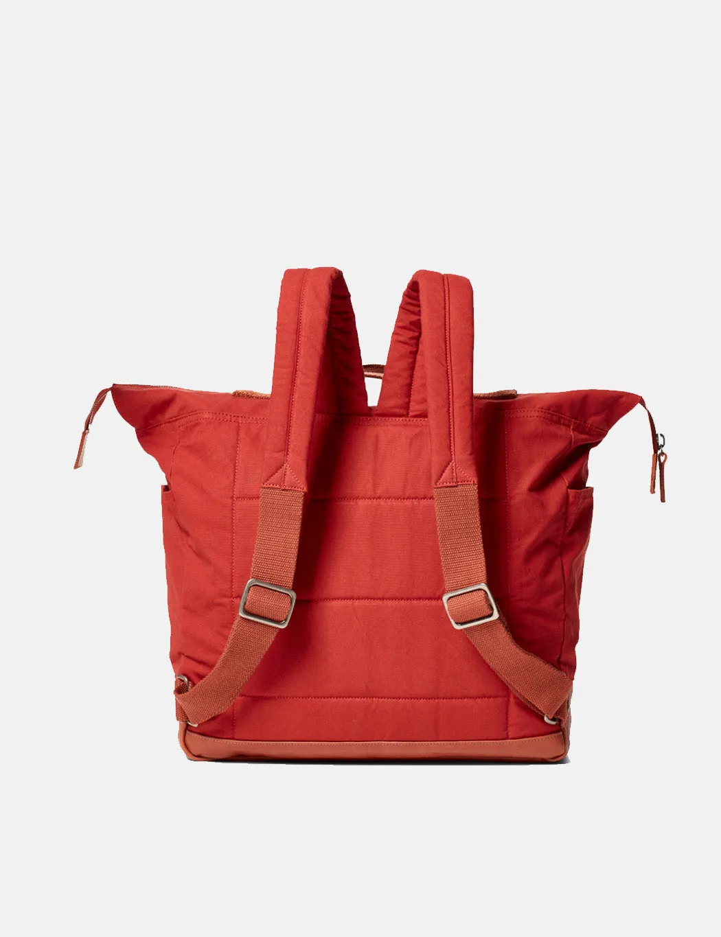 Ally Capellino Frank Hybrid Waxy Rucksack - Brick Red