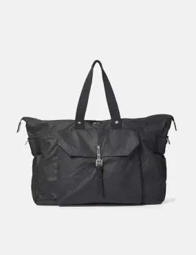 Ally Capellino Freddie Waxed Cotton Holdall - Black