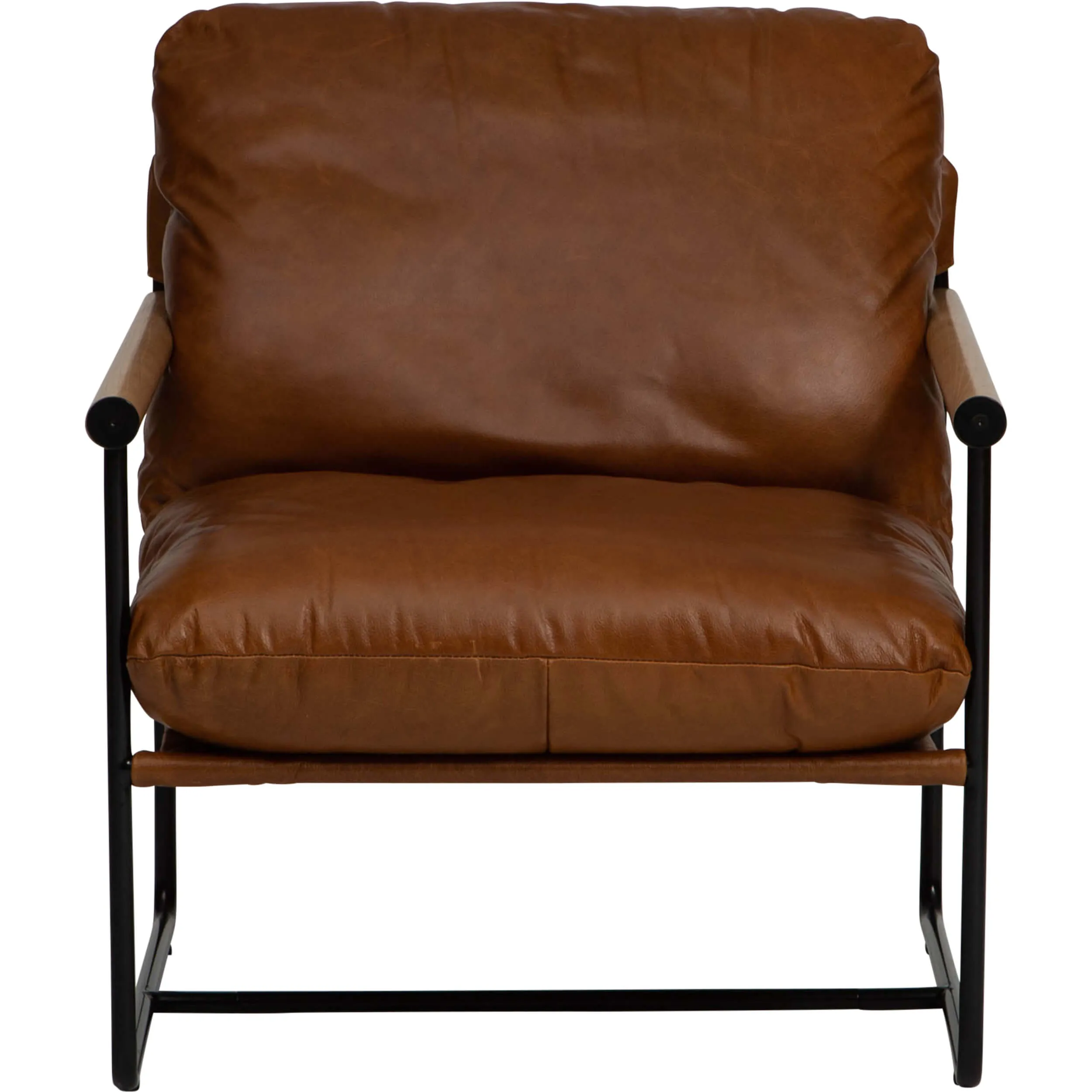 Archie Leather Chair, Oil Buffalo Camel