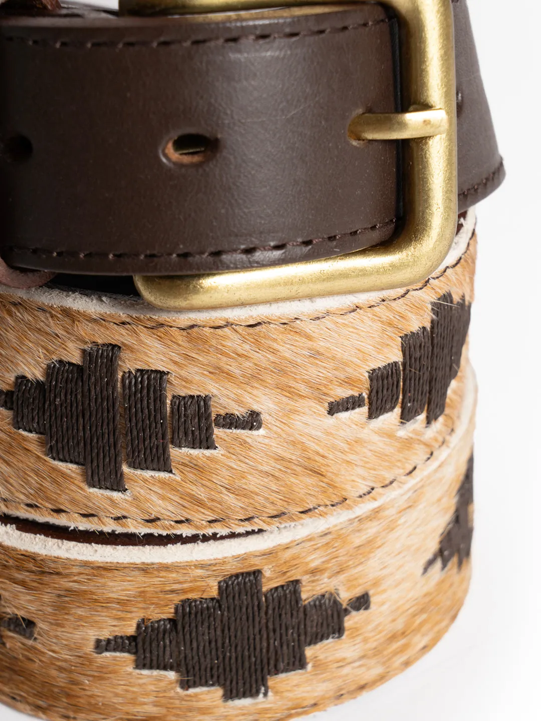 Argentinian pony hair belt