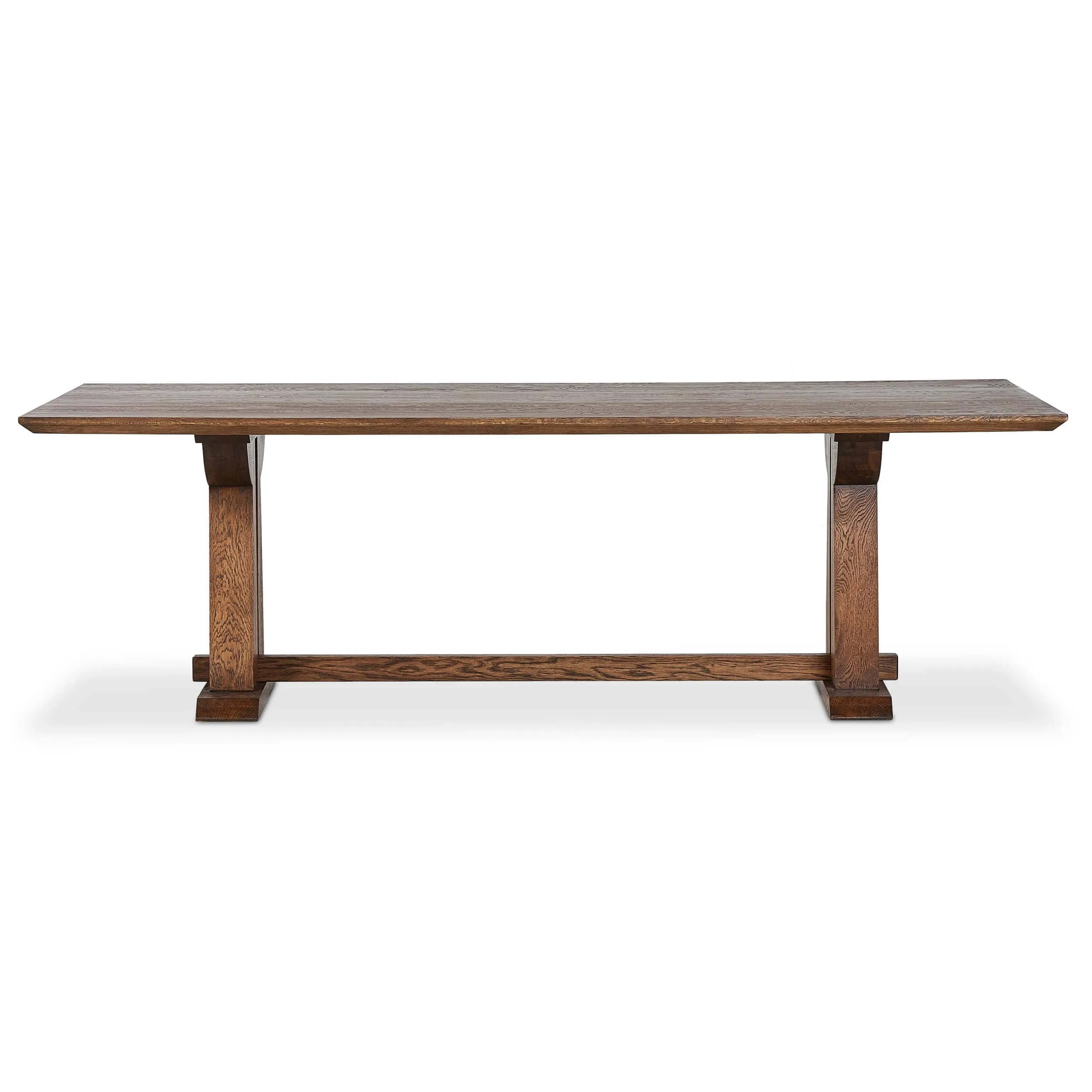 Ashwin Rectangular Dining Table, Brown Oak