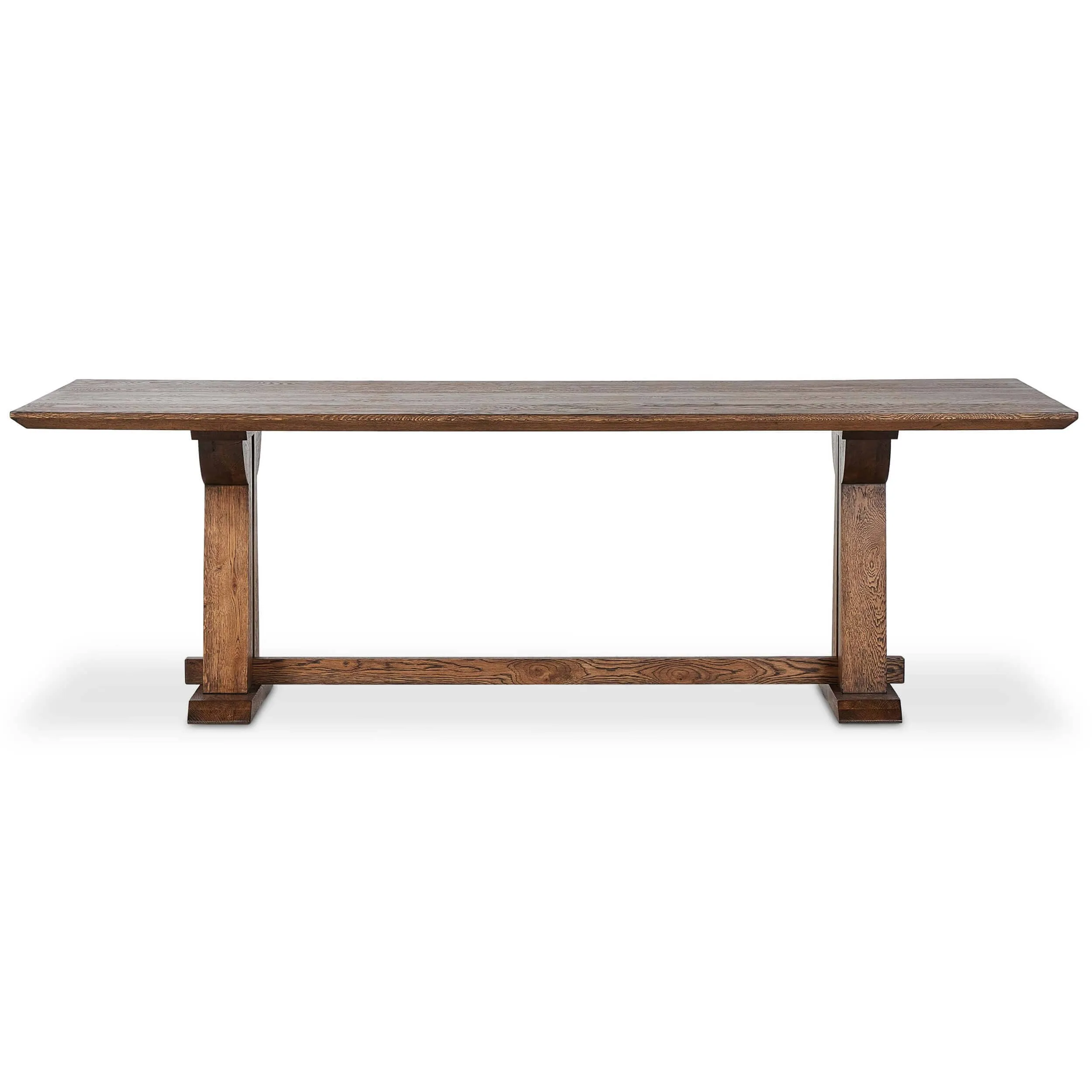 Ashwin Rectangular Dining Table, Brown Oak