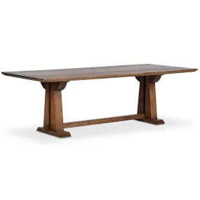 Ashwin Rectangular Dining Table, Brown Oak