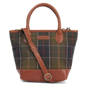 Barbour Katrine Tartan Leather Tote Classic Tartan