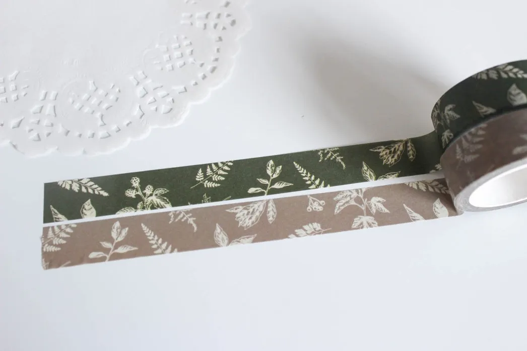 Birch and Cedar Washi Tape