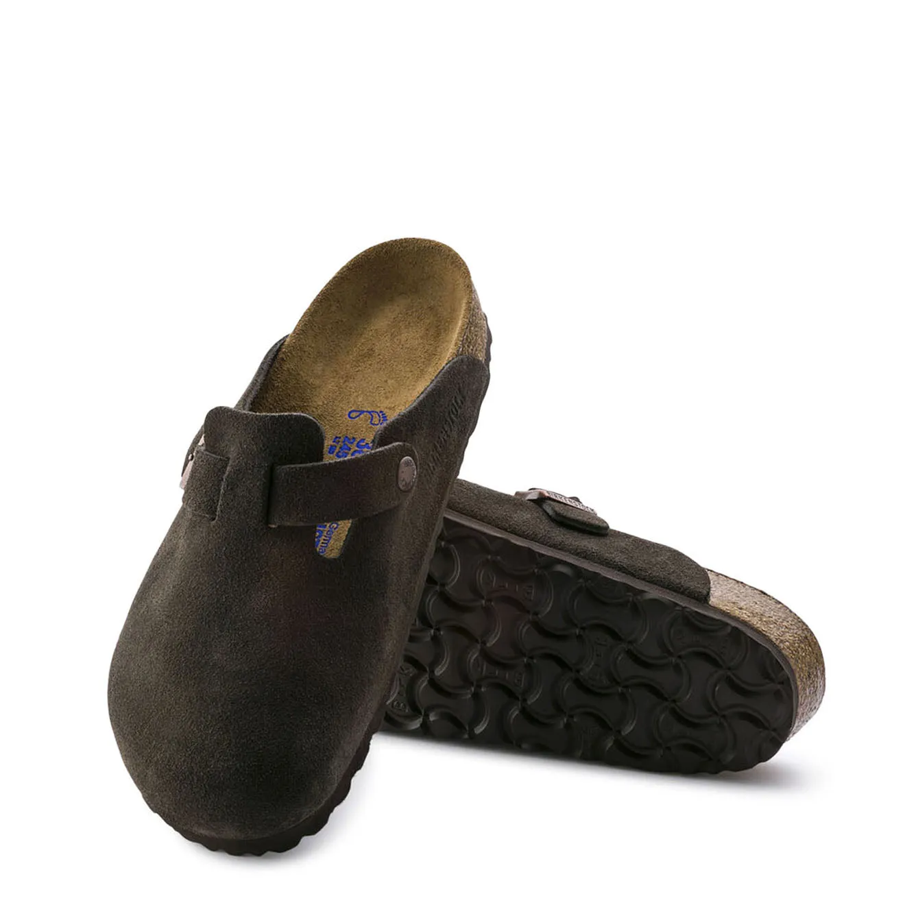 Birkenstock Boston Suede Leather Mocca