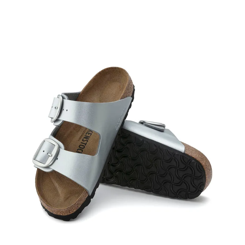 BIRKENSTOCK SANDALO ARIZONA BIG BUCKLE 1025831 ARGENTO