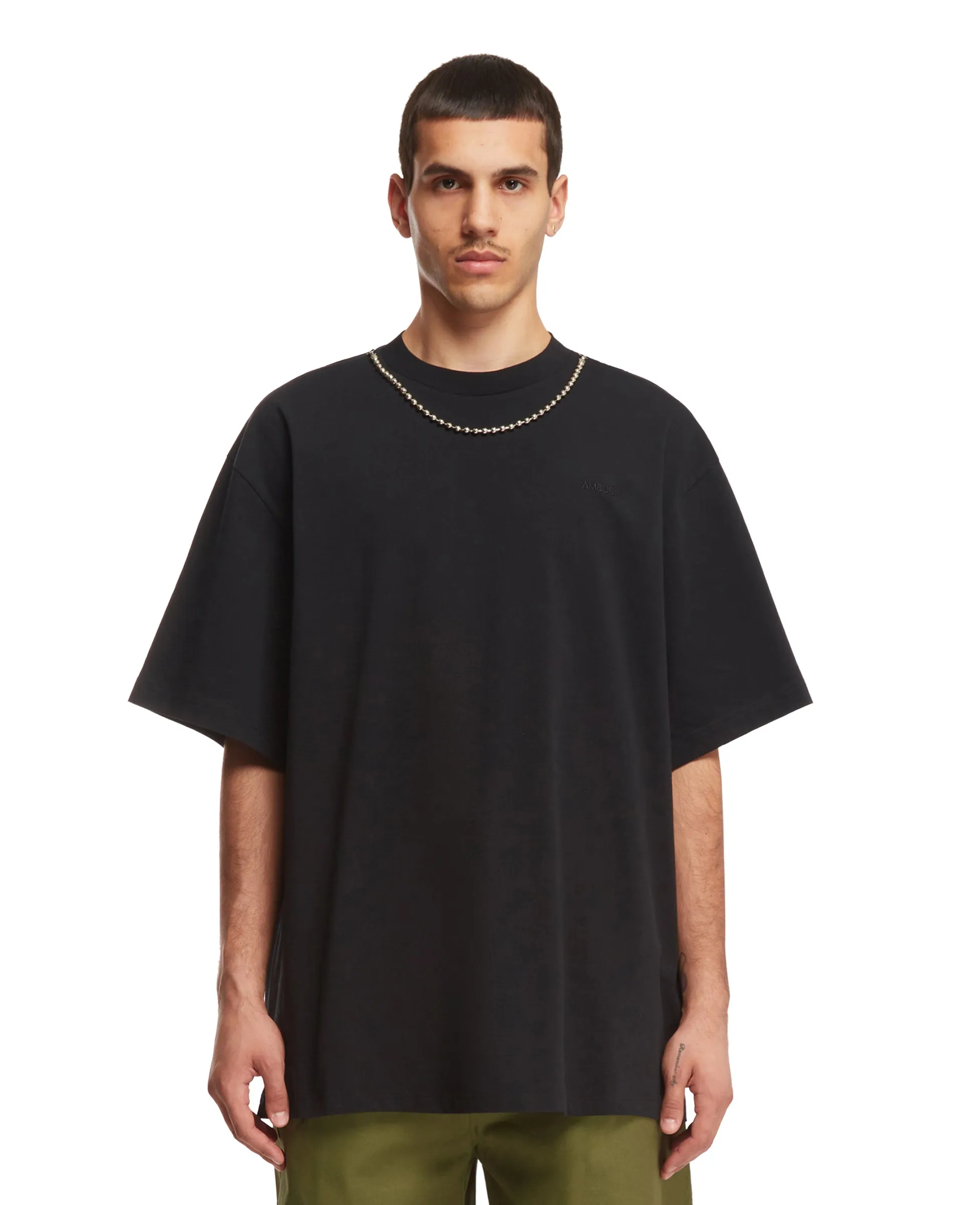 Black Bead Chain T-Shirt