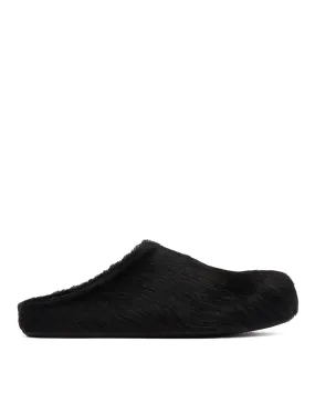 Black Fusset Mules