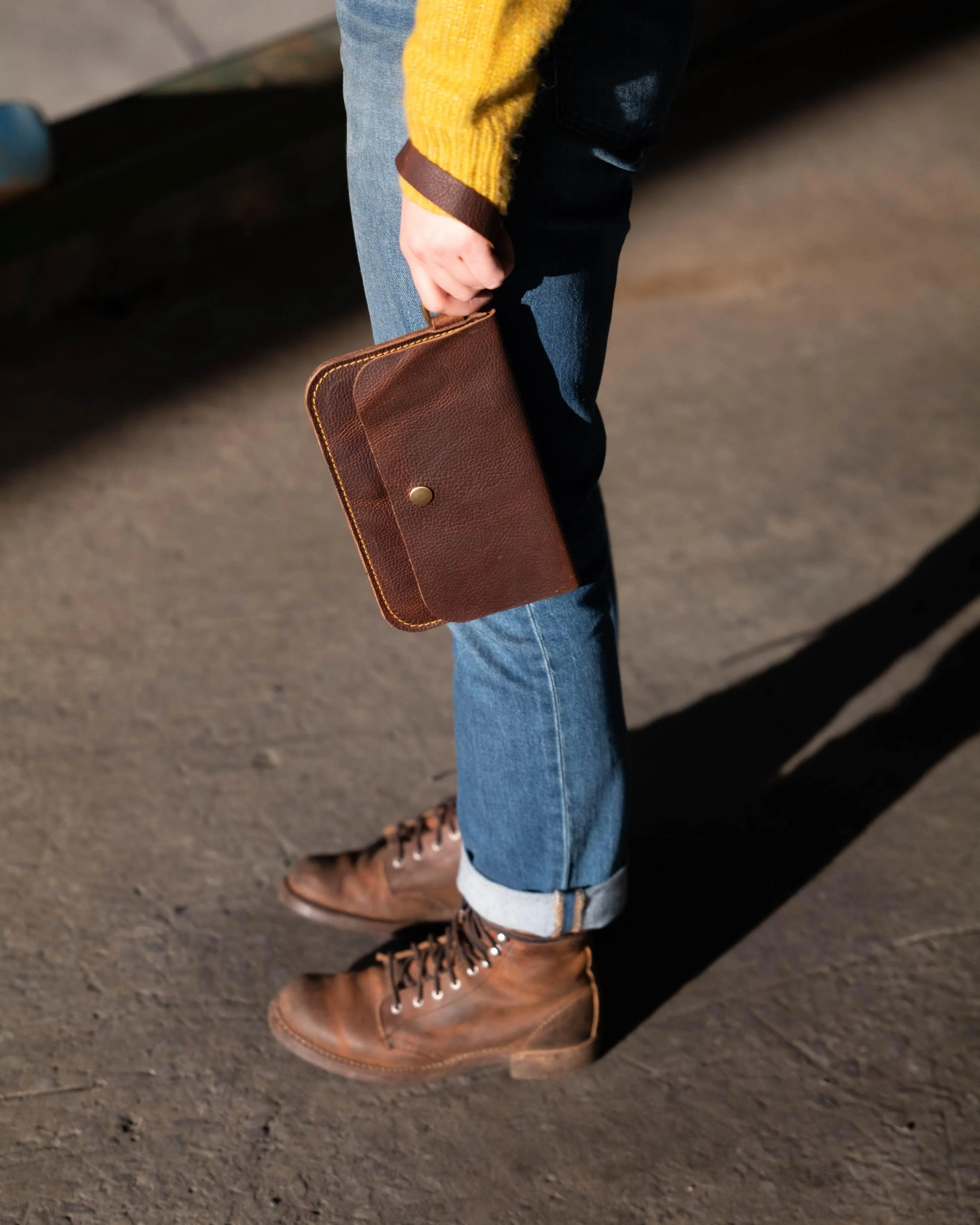 Black Harvest Wristlet Clutch