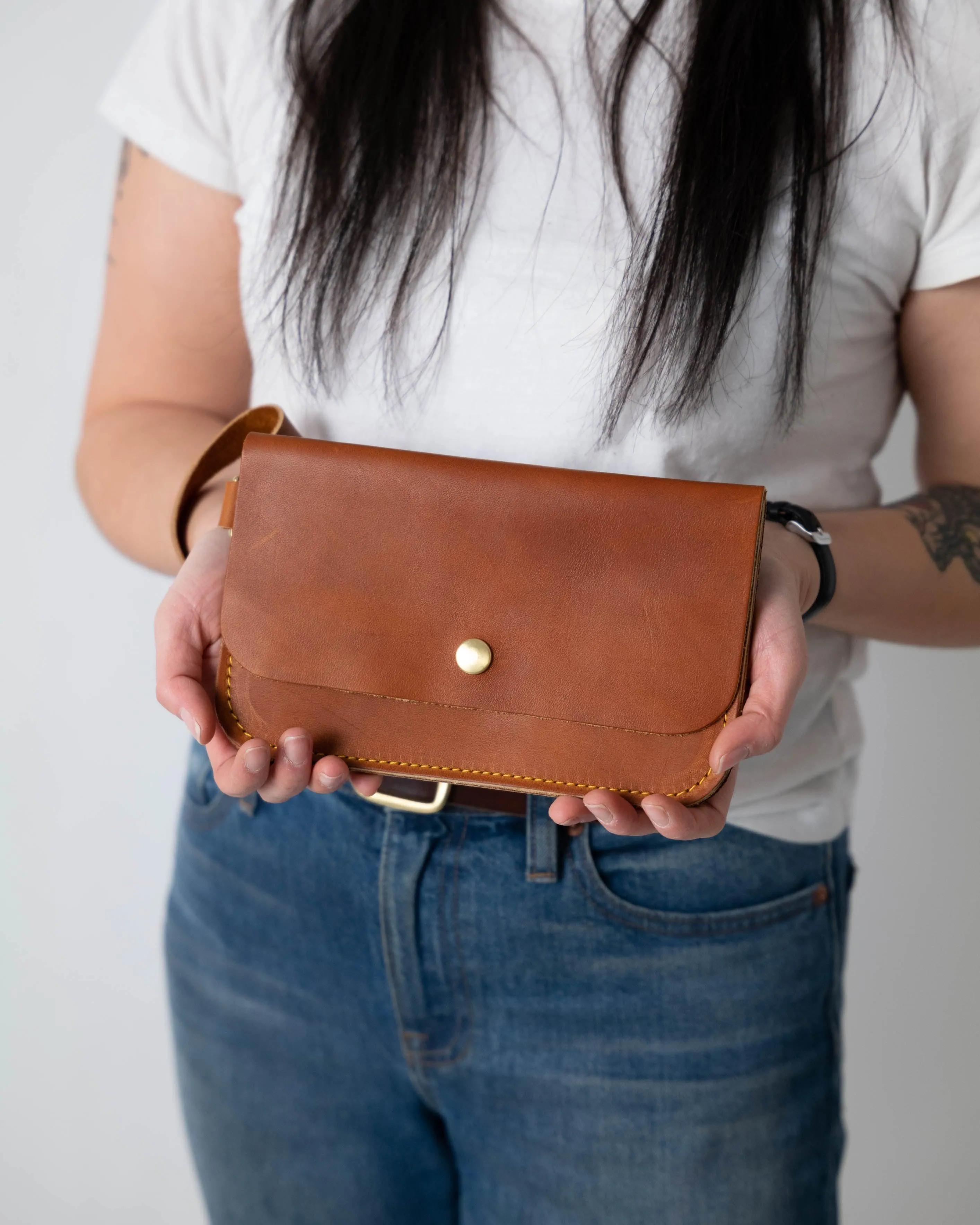 Black Harvest Wristlet Clutch