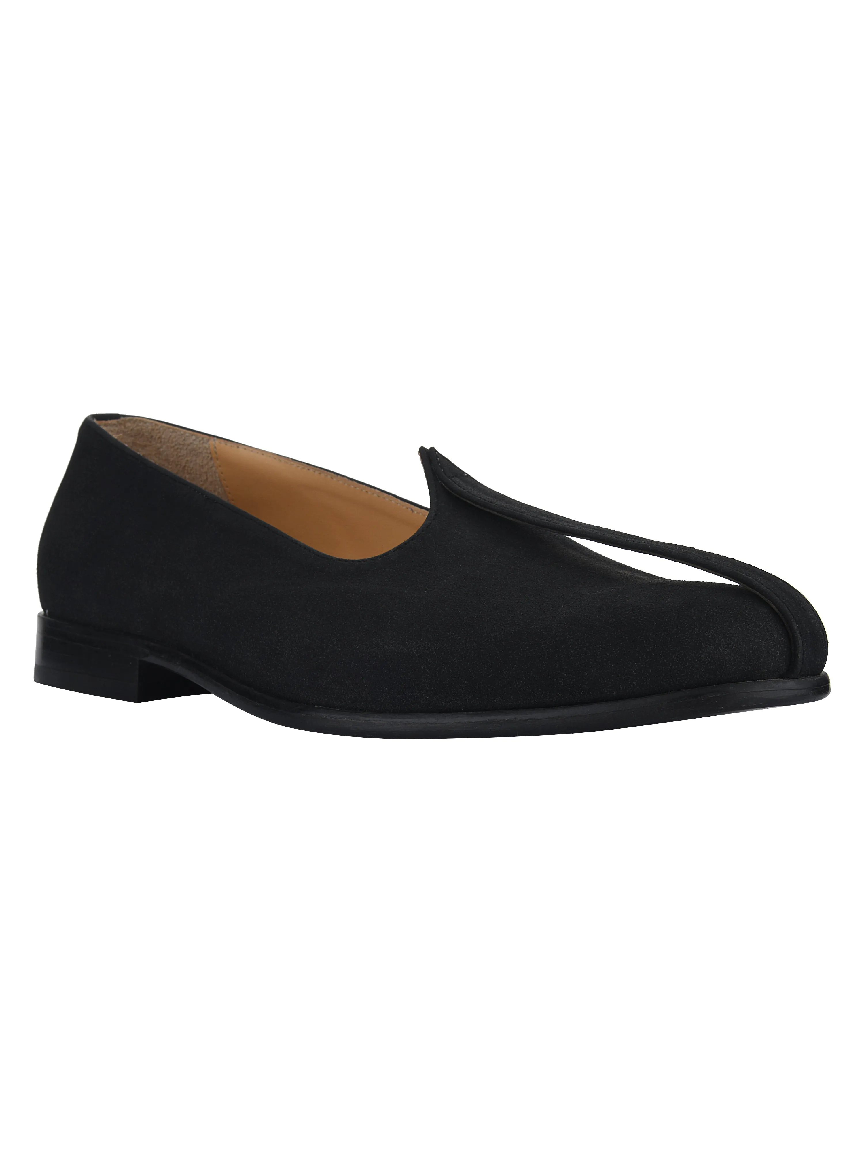 Black Suede Mojri For Men