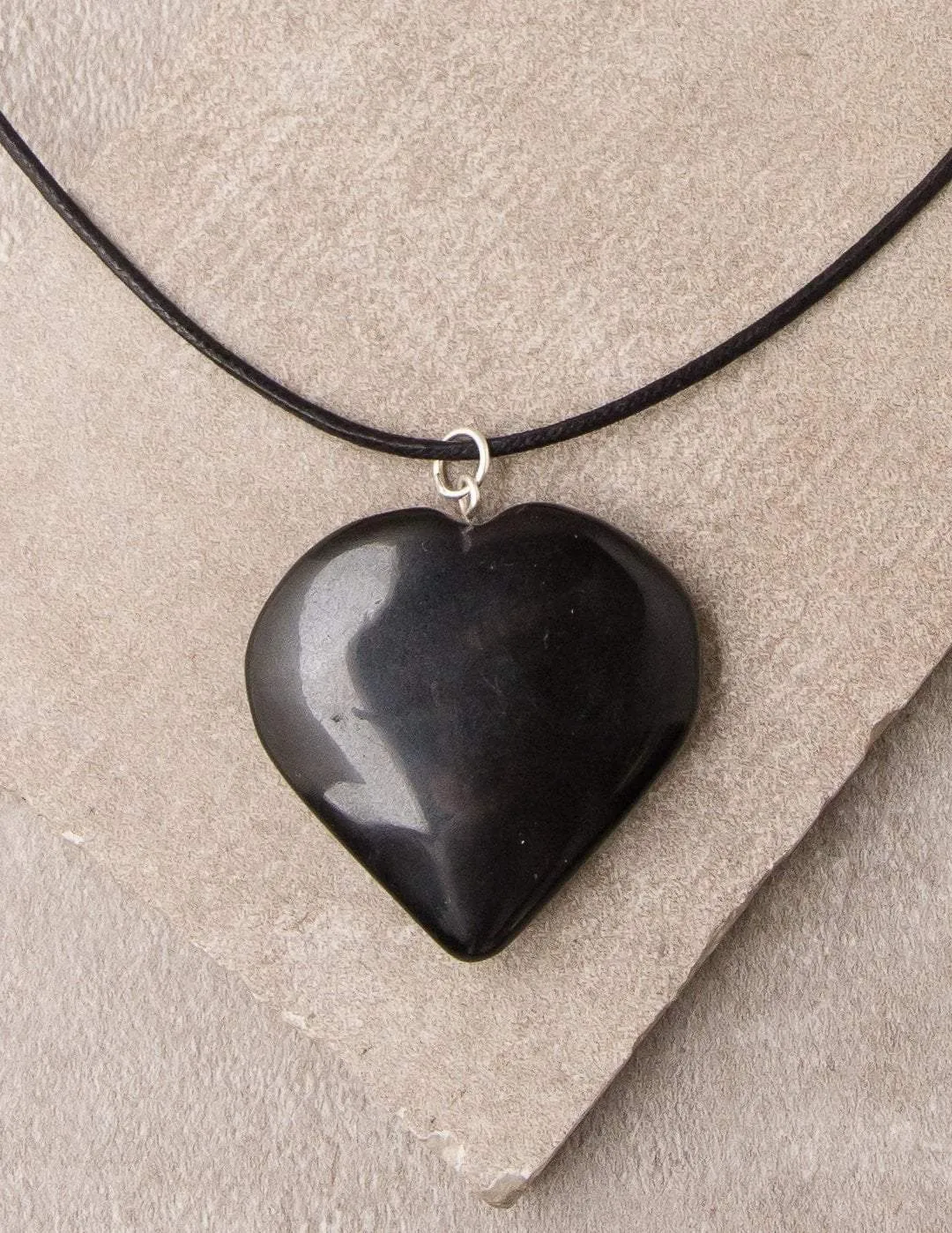 Black Tourmaline Heart - As-Is-Clearance