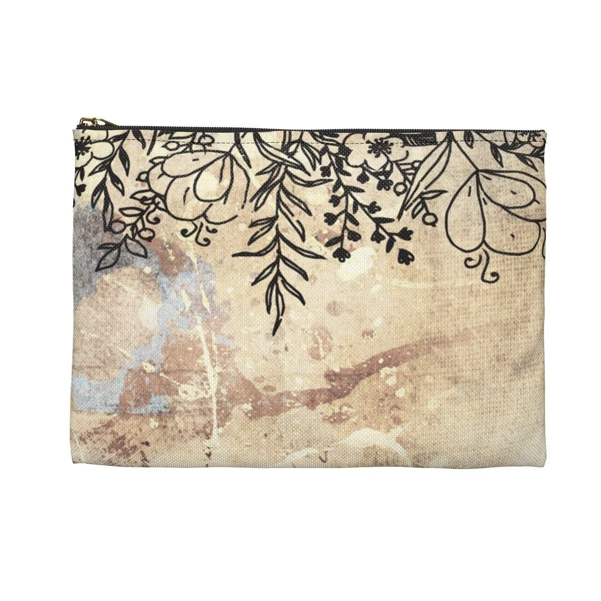 Boho Floral Accessory Pouch