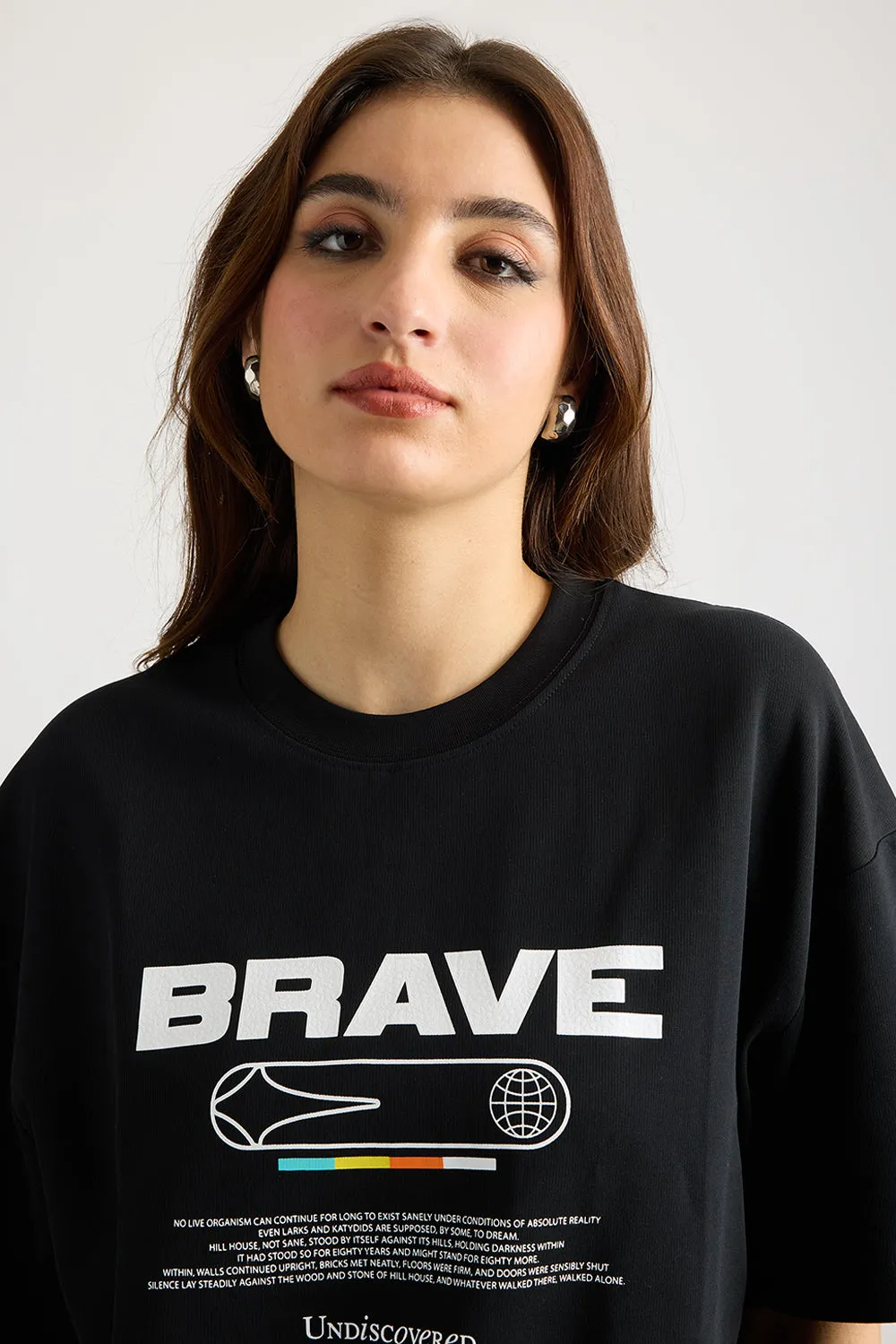 Brave Black Tee