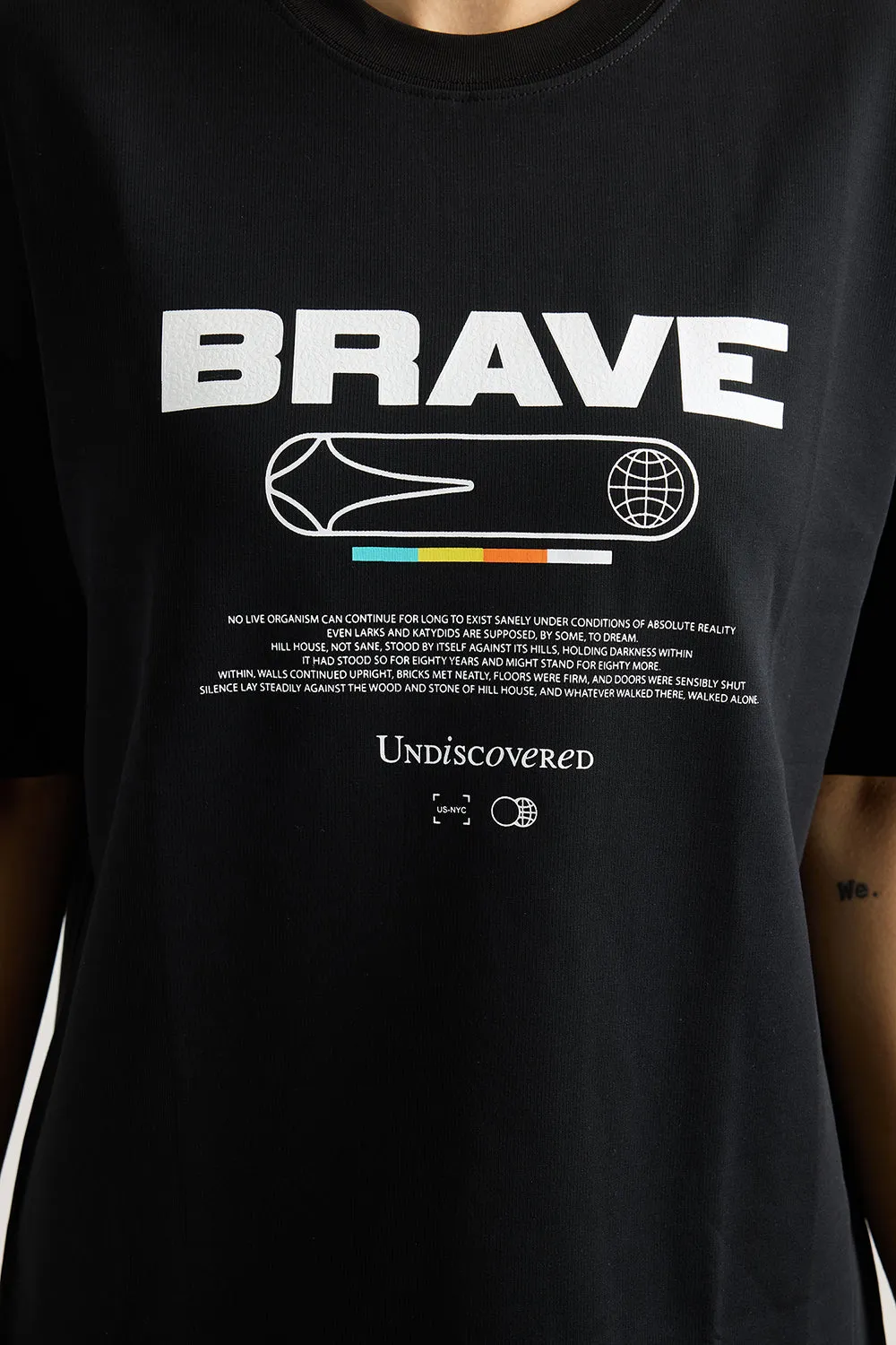 Brave Black Tee