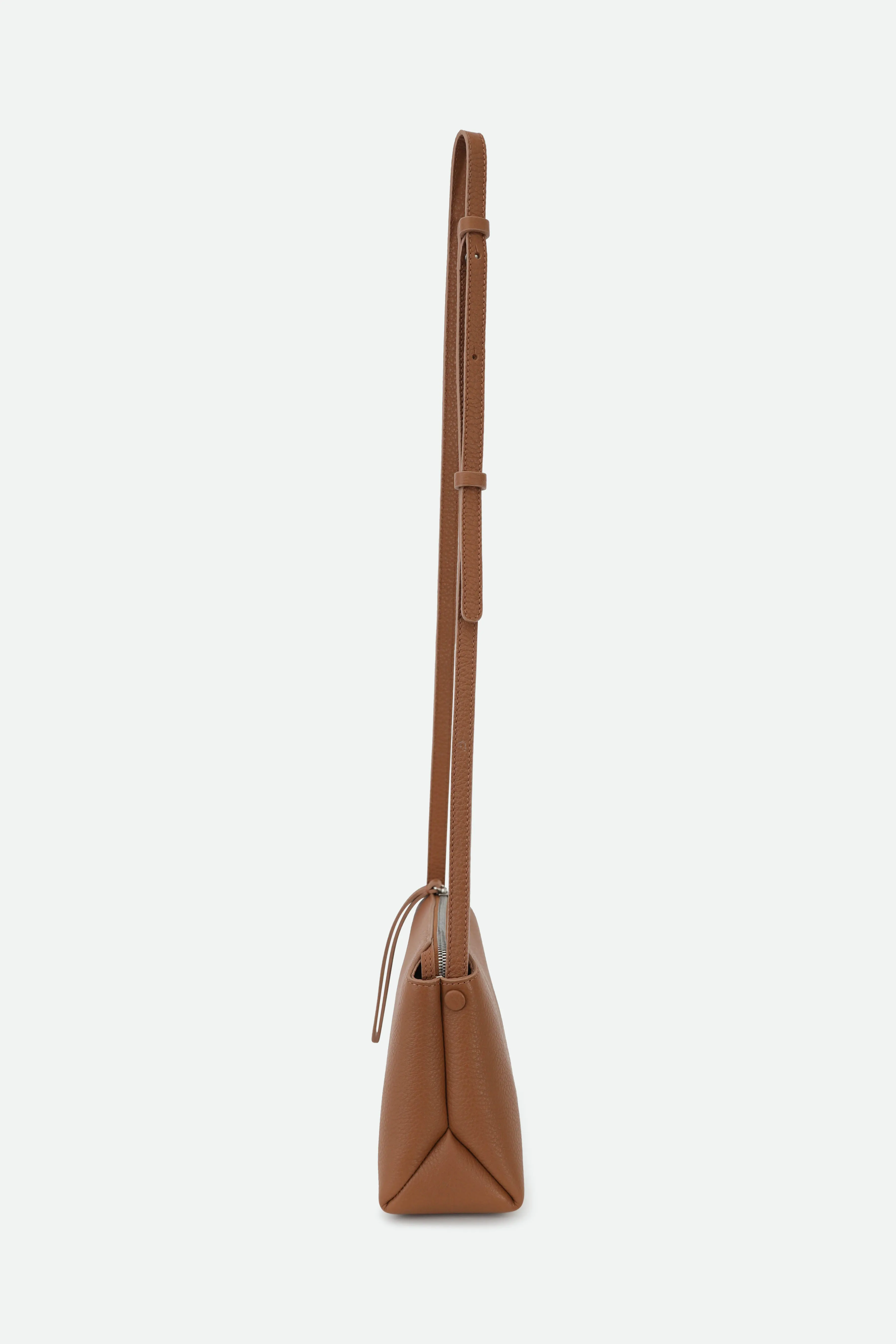 BRIDGET ITALIAN LEATHER CROSSBODY BAG IN NATURAL CUOIO