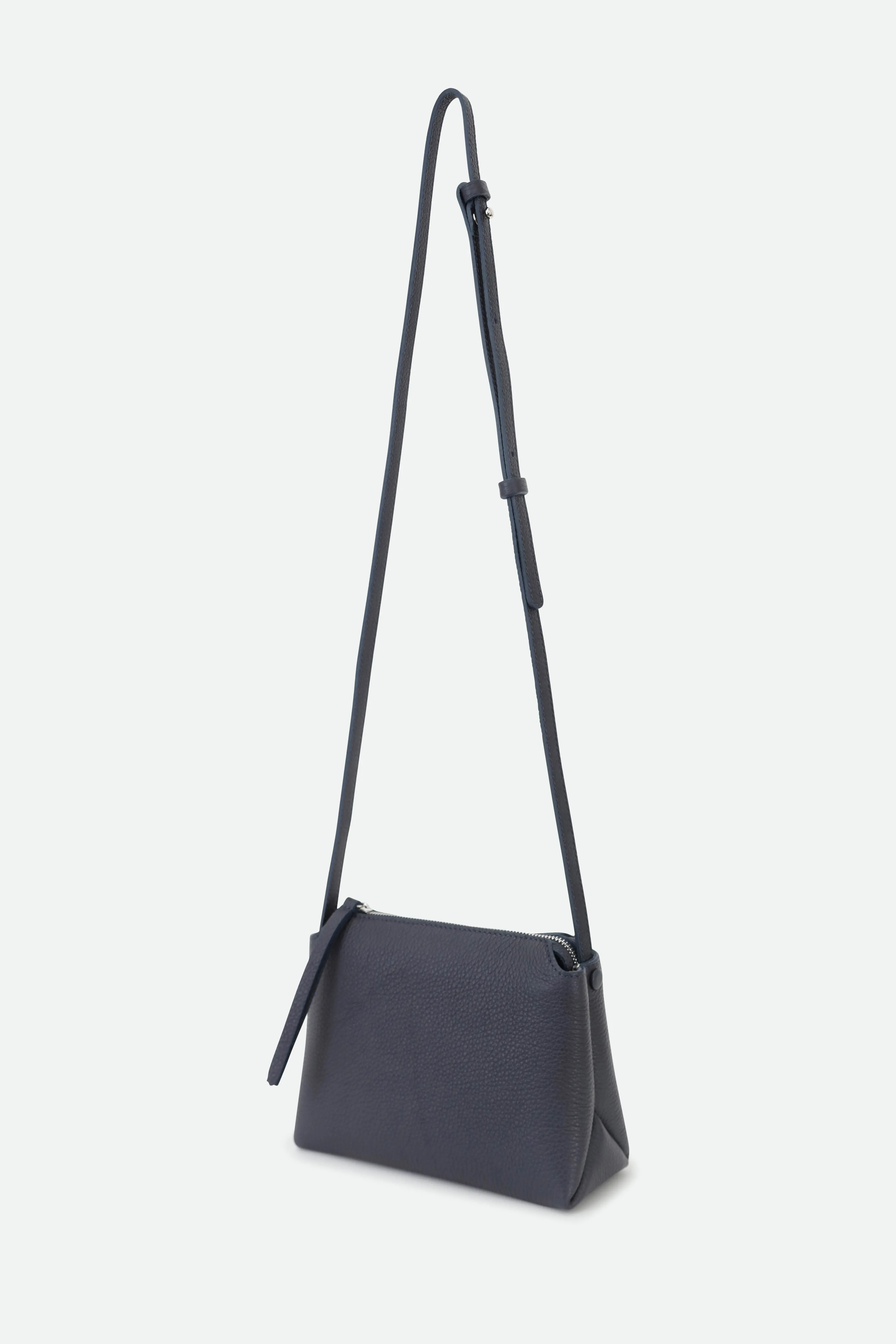 BRIDGET ITALIAN LEATHER CROSSBODY BAG IN NAVY