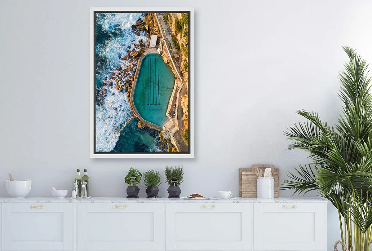 Bronte Rock Pool, Australia | Canvas Wall Art Print