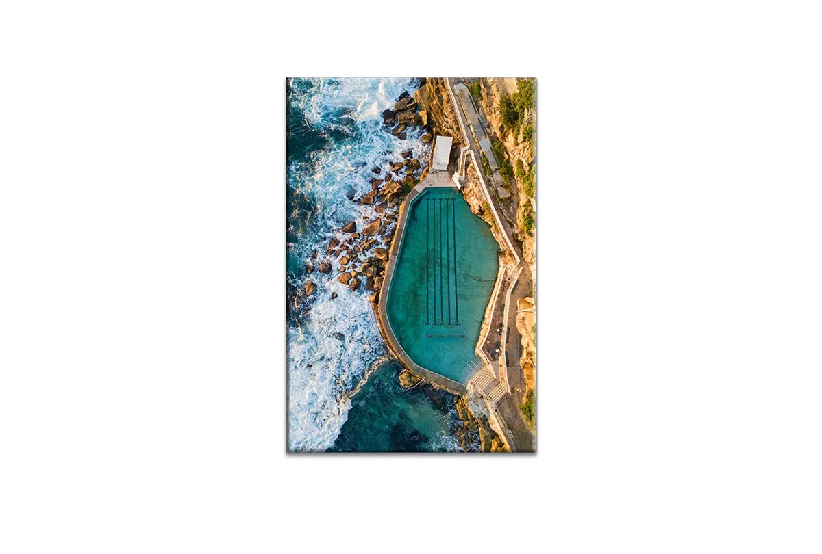 Bronte Rock Pool, Australia | Canvas Wall Art Print