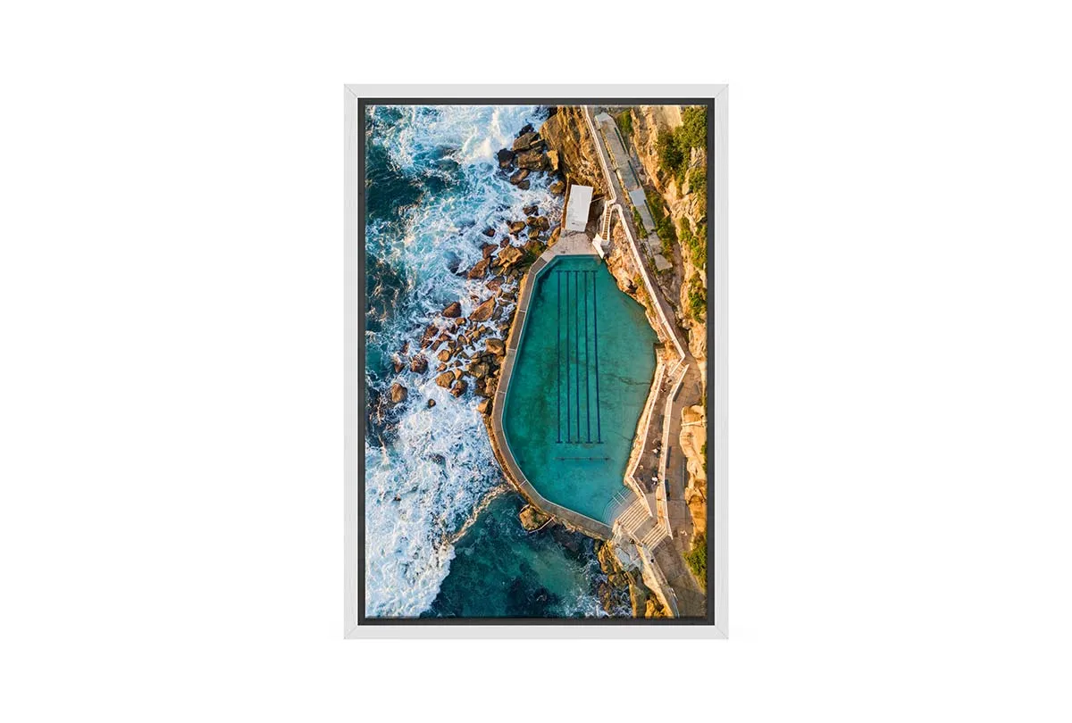 Bronte Rock Pool, Australia | Canvas Wall Art Print