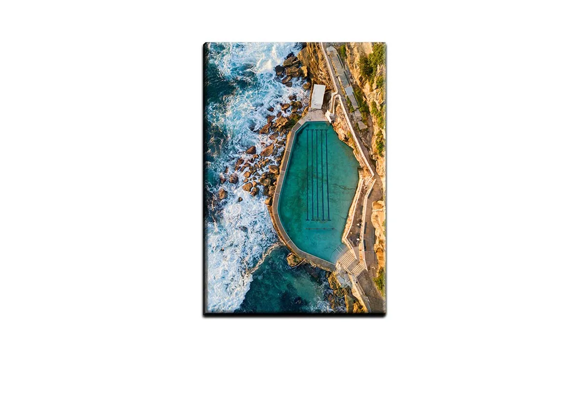 Bronte Rock Pool, Australia | Canvas Wall Art Print