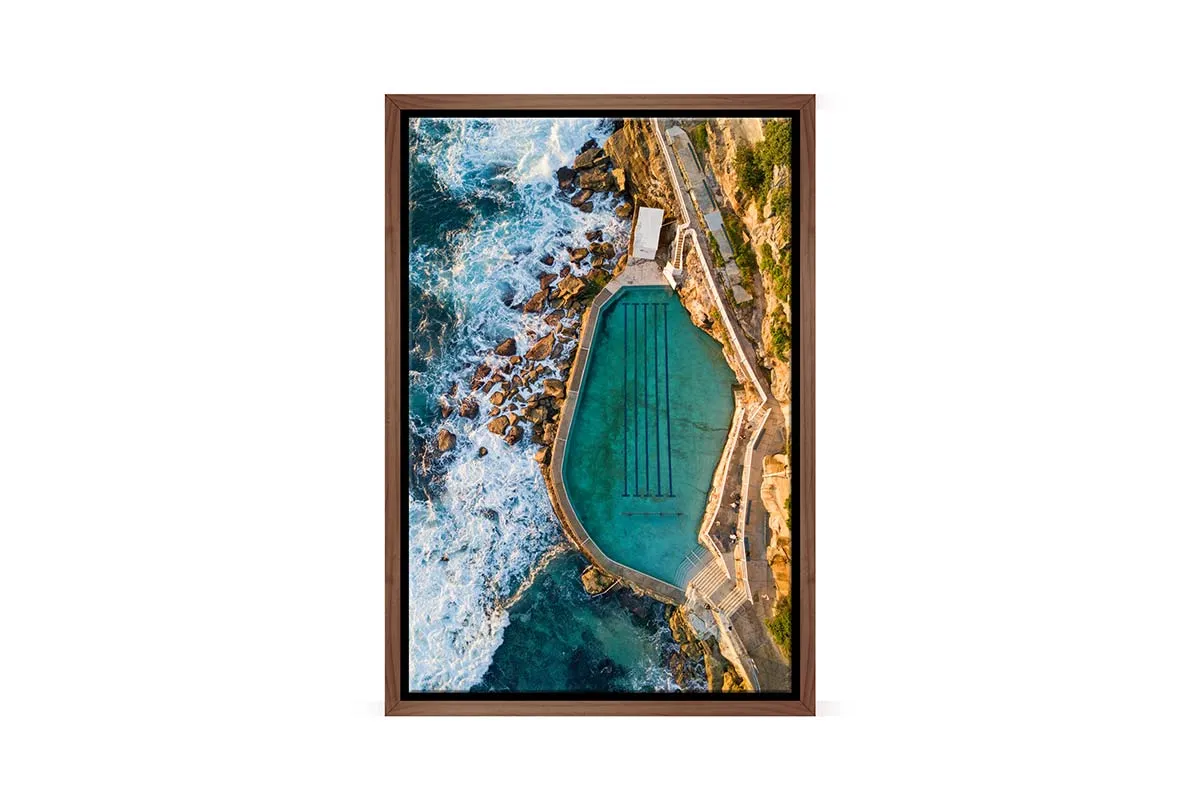 Bronte Rock Pool, Australia | Canvas Wall Art Print