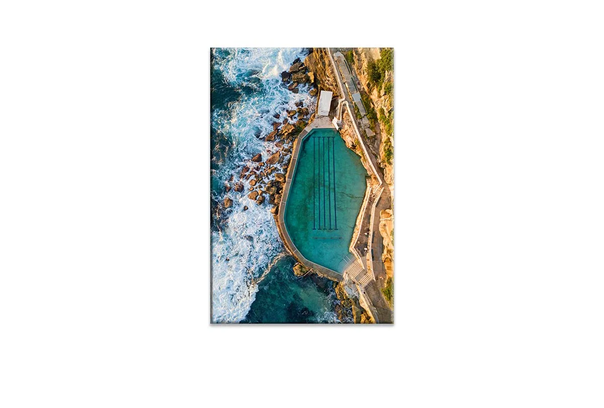 Bronte Rock Pool, Australia | Canvas Wall Art Print