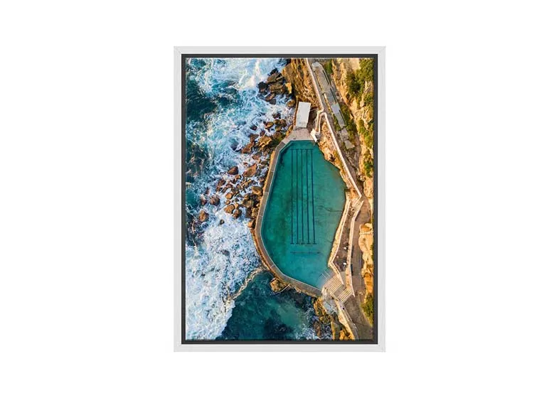 Bronte Rock Pool, Australia | Canvas Wall Art Print