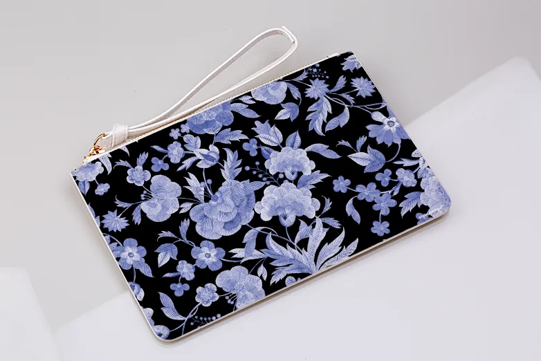 Chartwell Gardens Black Clutch Bag