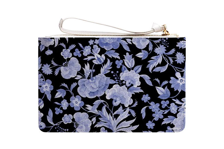 Chartwell Gardens Black Clutch Bag