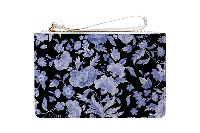 Chartwell Gardens Black Clutch Bag