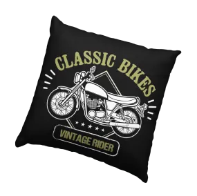 Classic Biker Motorbike Cushion