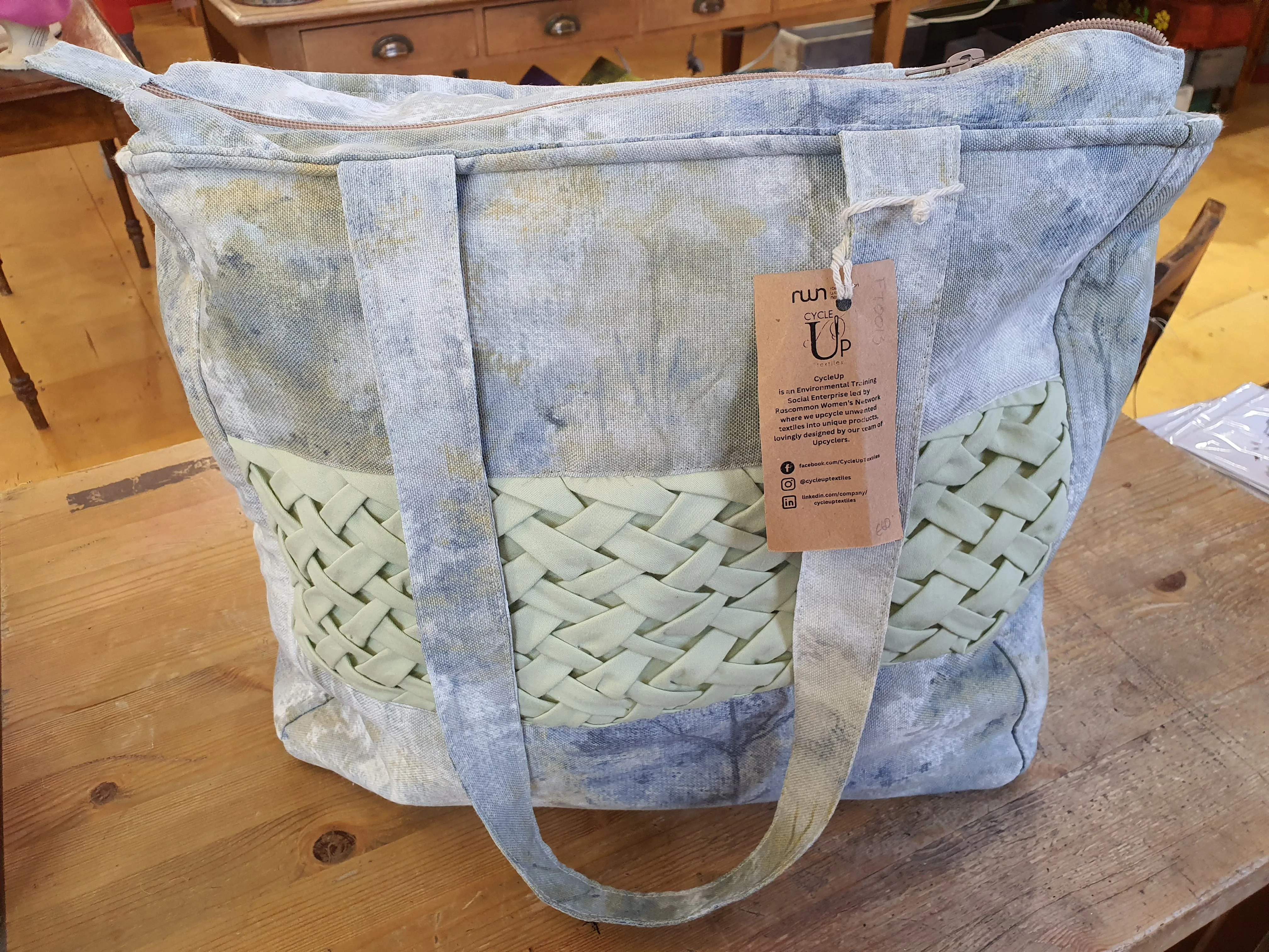 Cycle Up (Roscommon Womens Network) Tote Bag