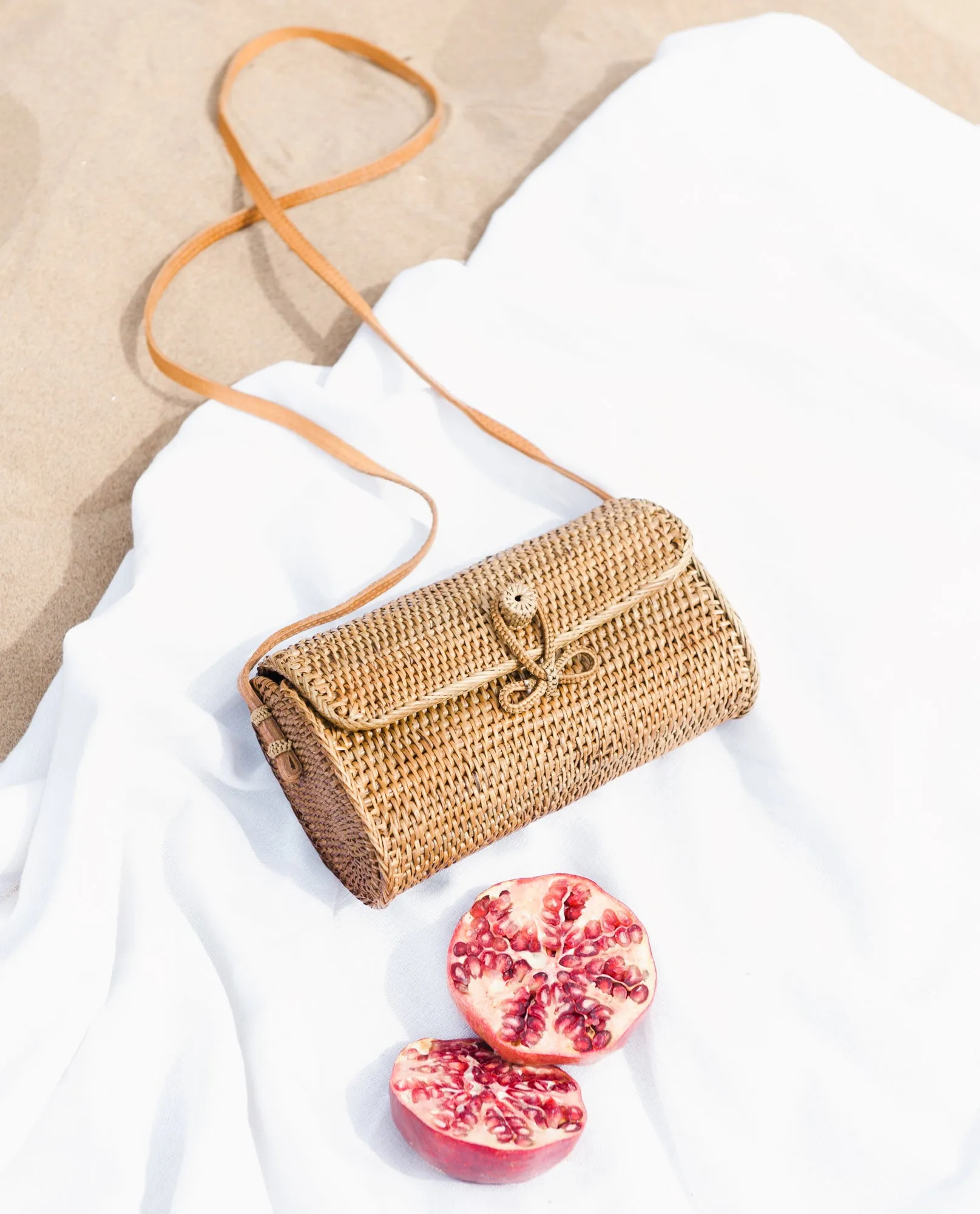 DIAH Rattan Cross Body Bag