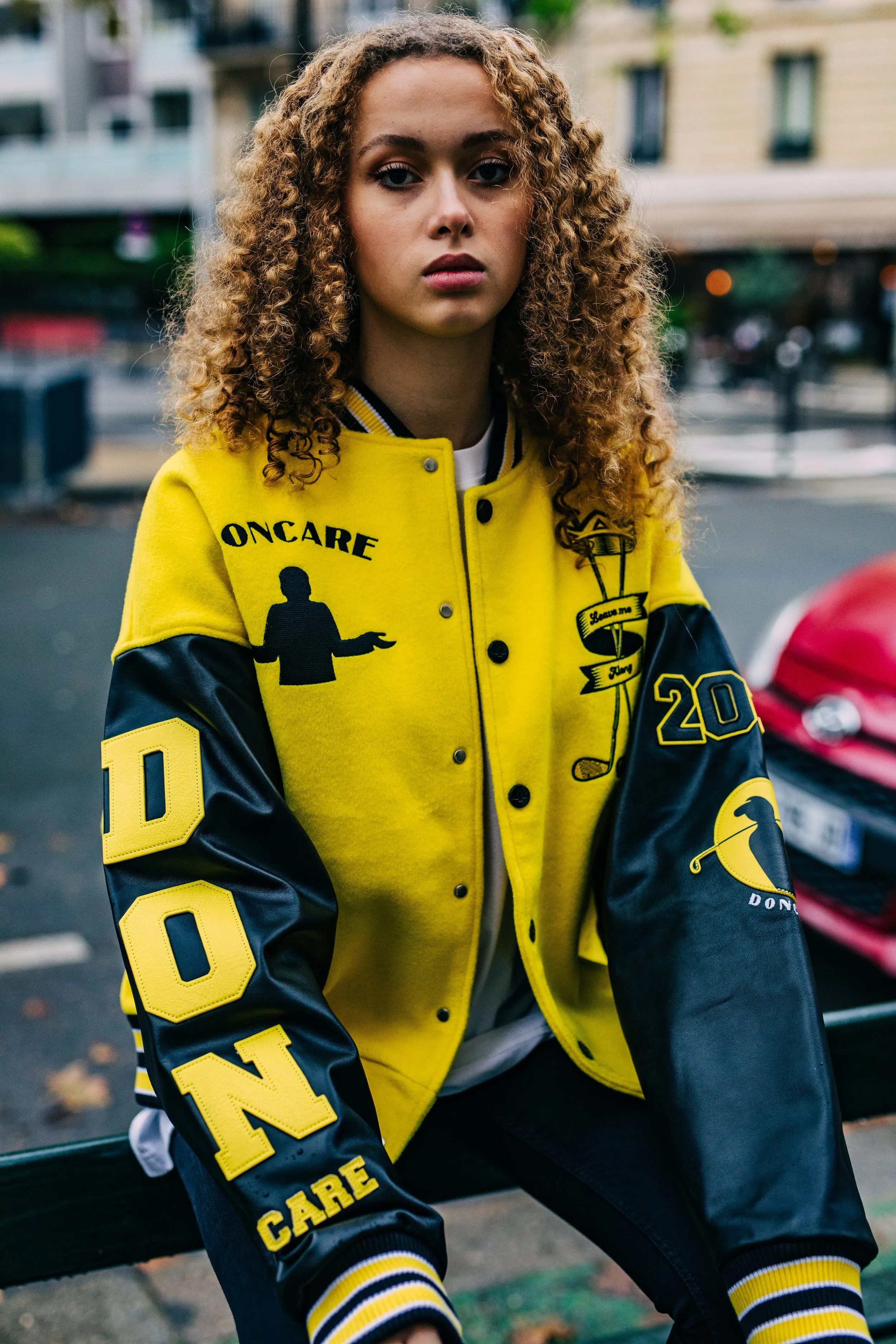 DONCARE Icon Varsity Jacket "Limited edition" - Yellow