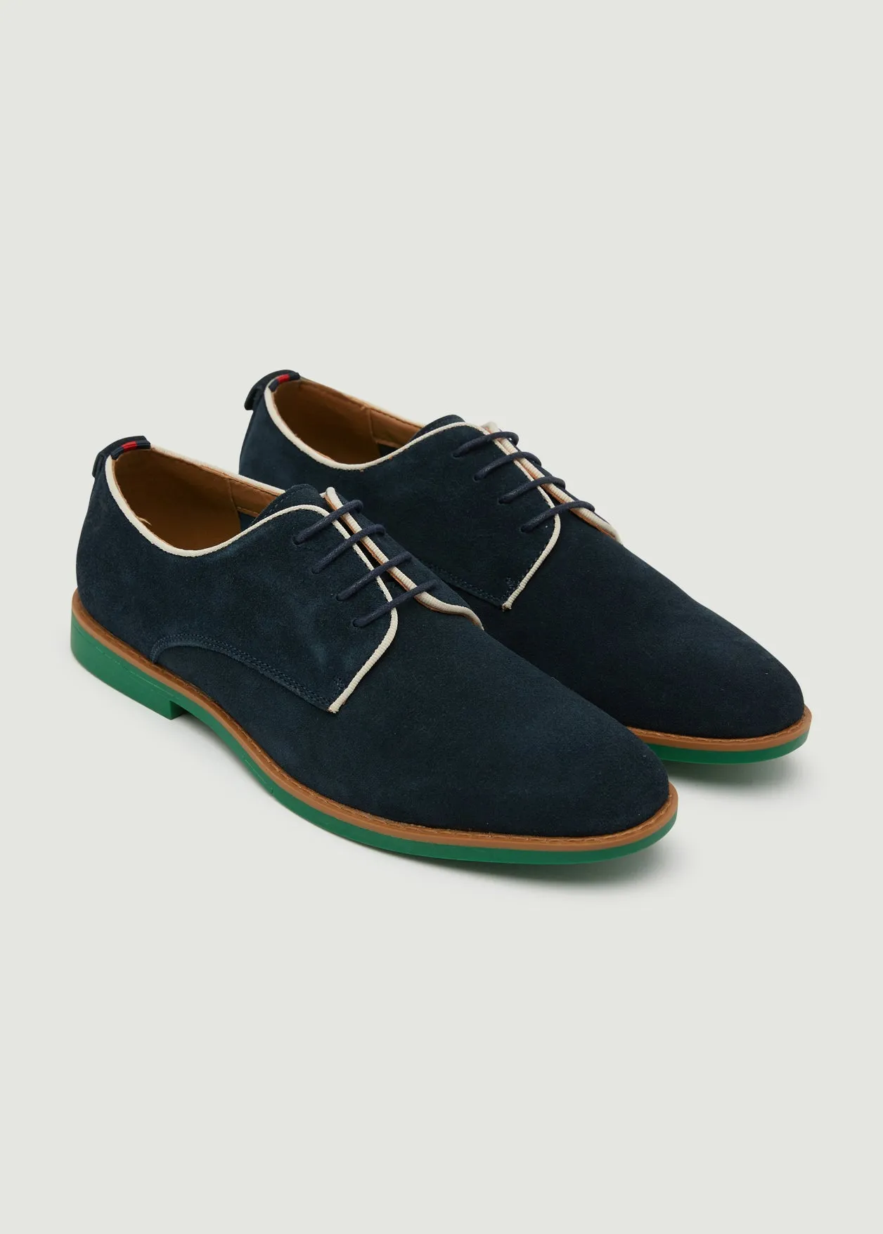 Elter Suede Shoe - Navy/Green