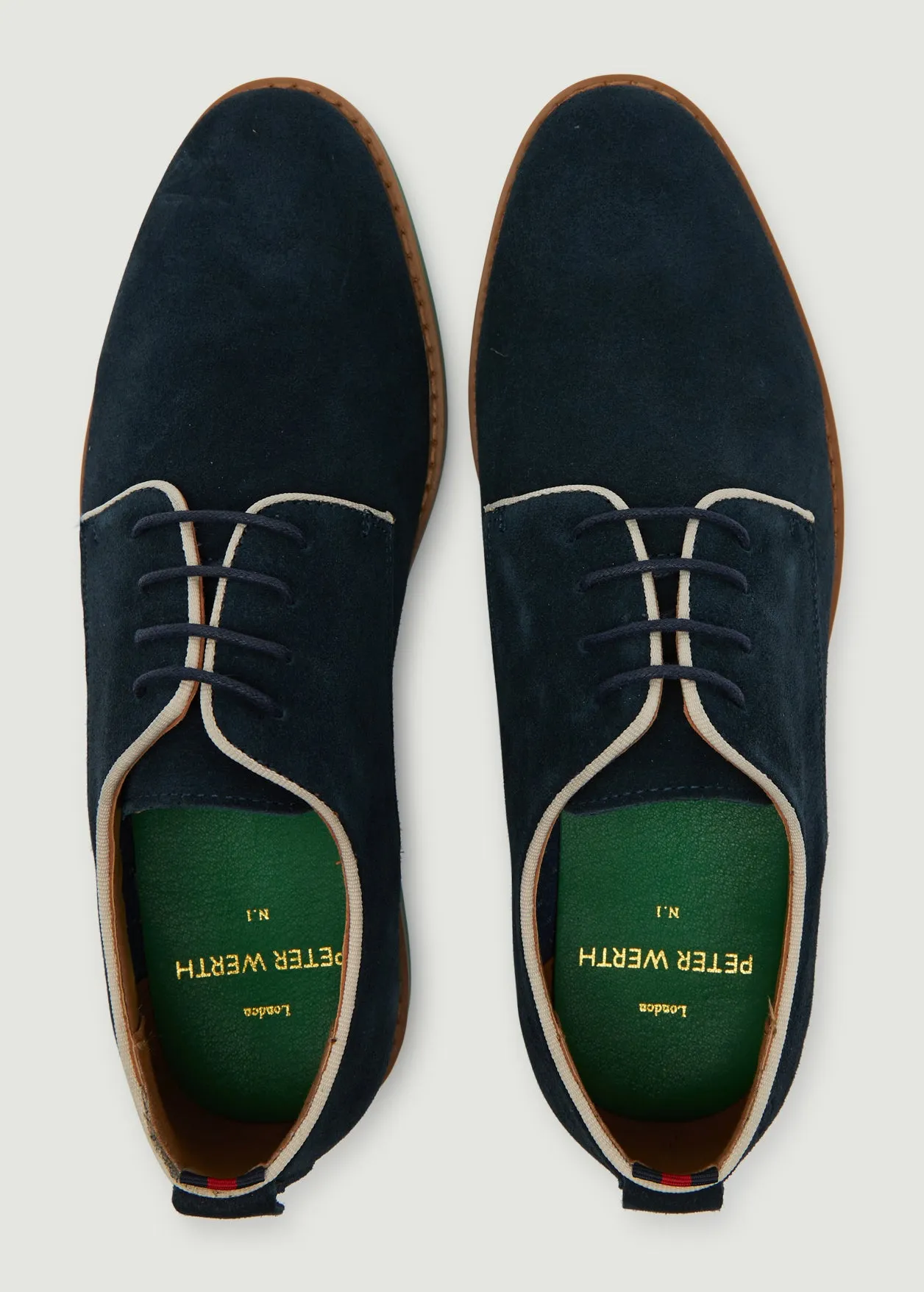 Elter Suede Shoe - Navy/Green