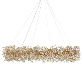 Golden Crystal Wreathe Chandelier