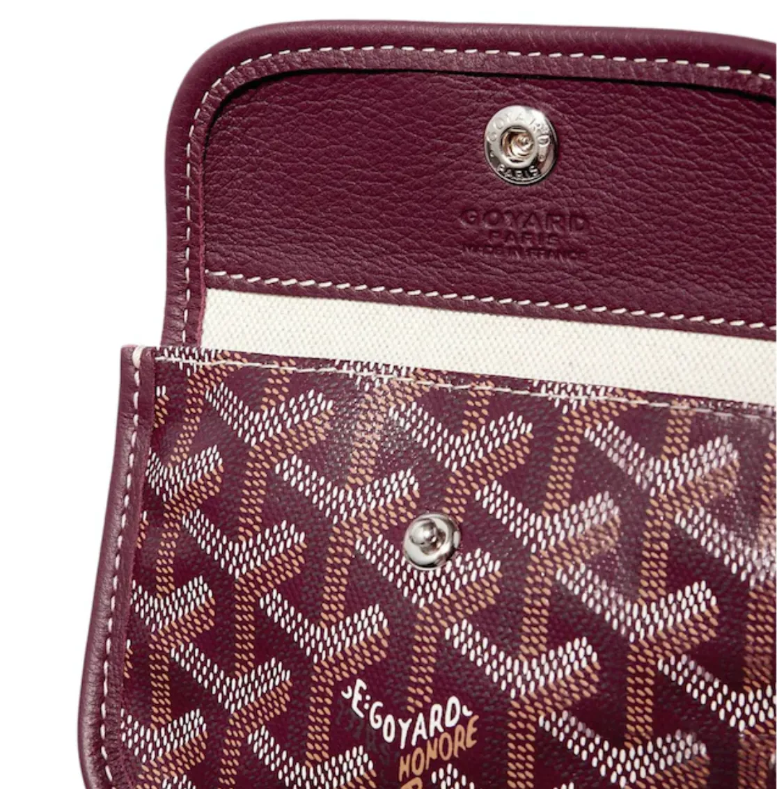 Here is a more optimized title for the e-commerce product:

Luxury Mini Anjou Tote in Bordeaux by GOYARD - Stylish Designer Handbag