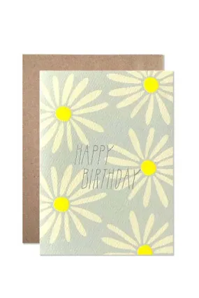 Hartland Brooklyn Daisy Birthday Card