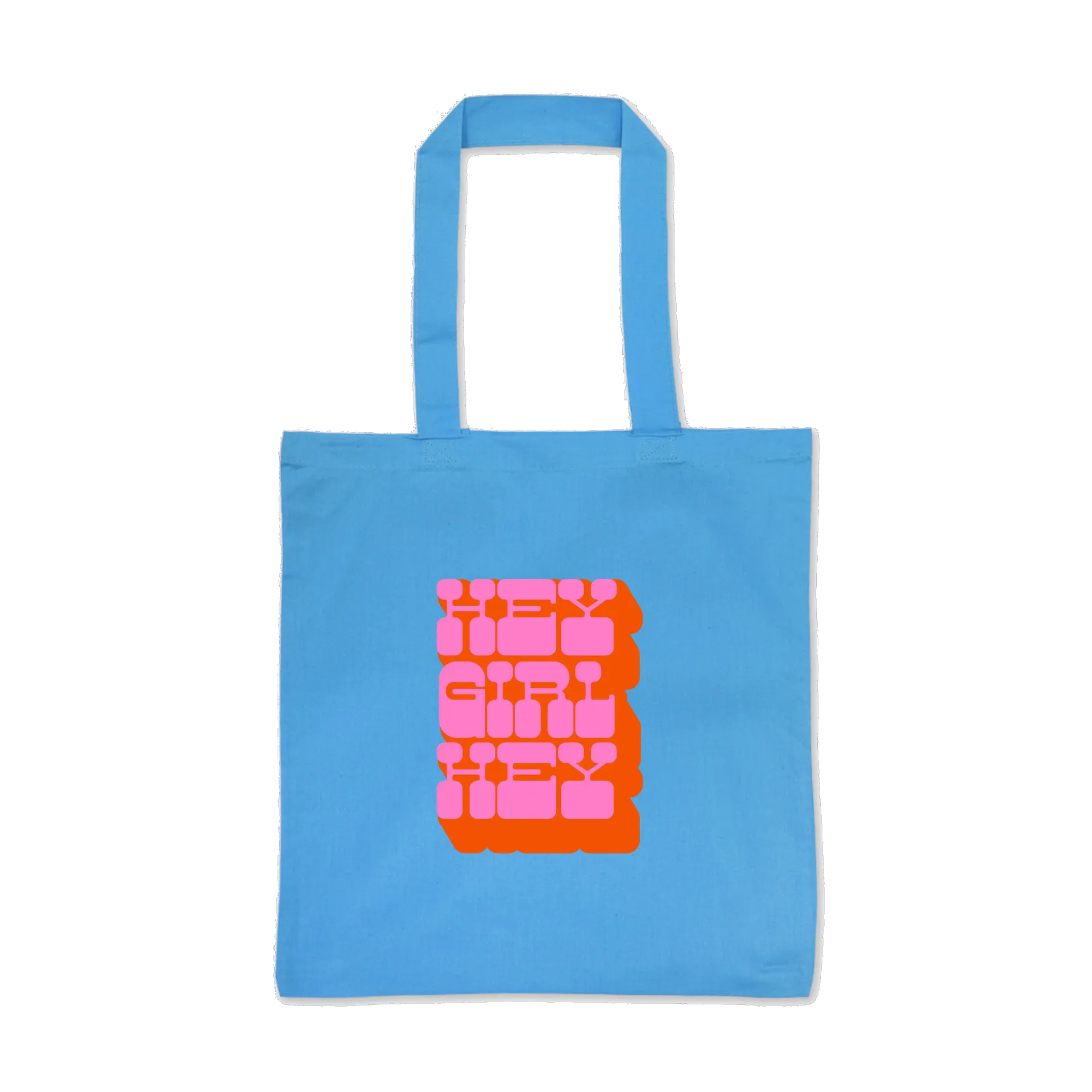 Hey Girl Hey - Blue Lightweight Tote Bag