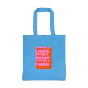 Hey Girl Hey - Blue Lightweight Tote Bag