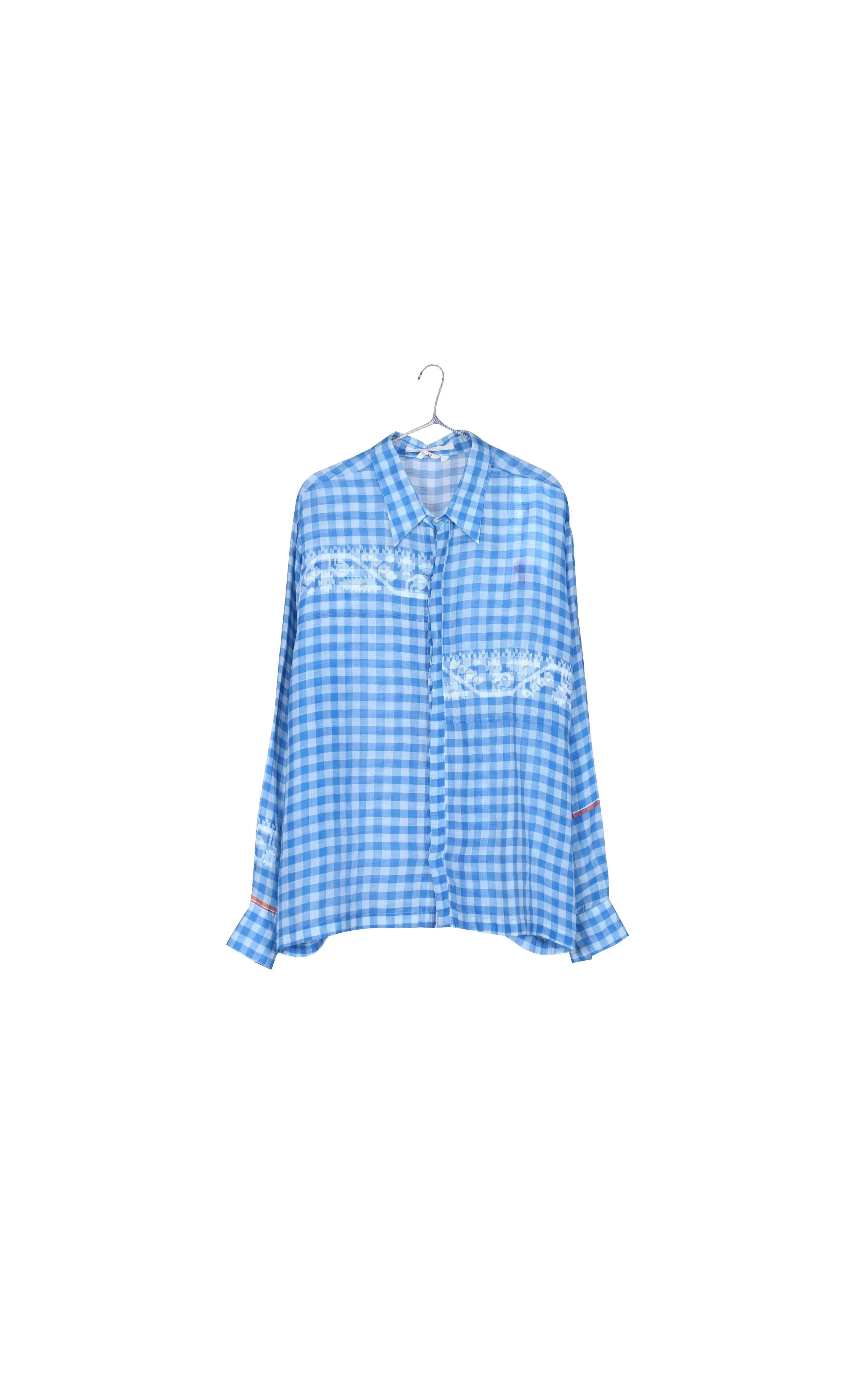 Injiri Jodhpur 85 Pure Cotton Blouse in classic Checks - ByAdushka